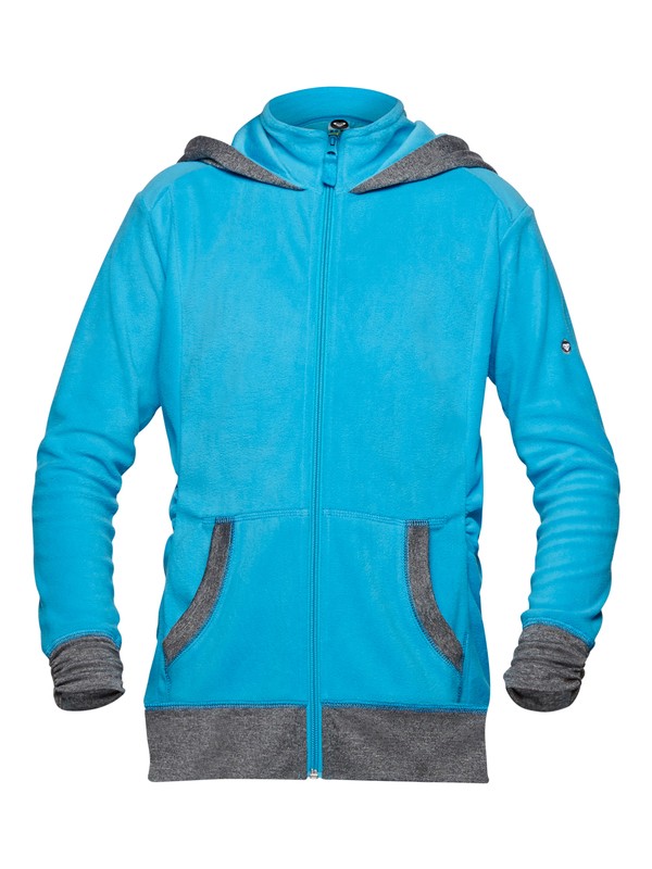 roxy, Girls 7-14 Cozy Up Hoodie, HAWAIIAN OCEAN (bmj0) 0 Girls 7-14 Cozy Up Hoodie ARGFT00146 Roxy