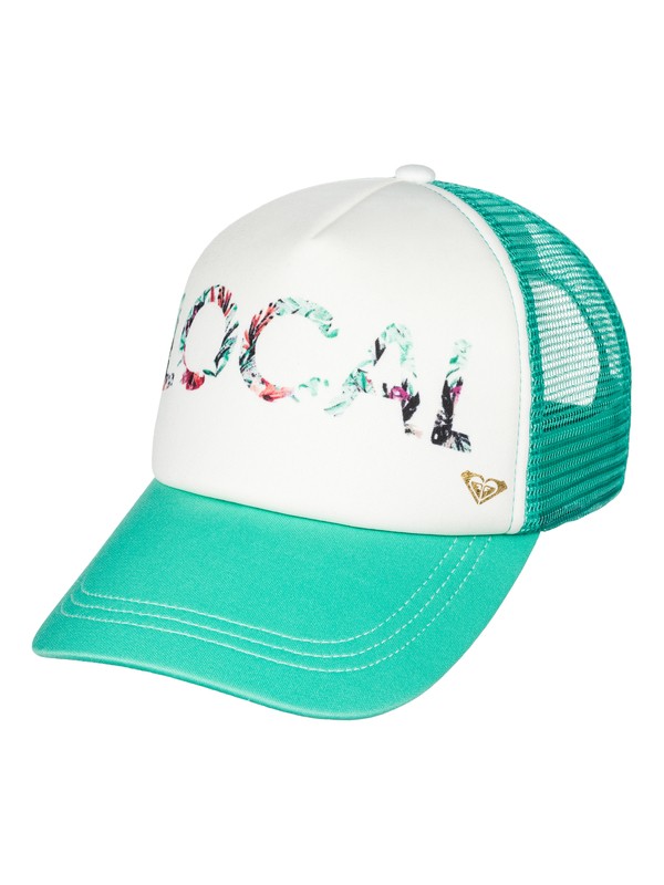 roxy, Girls Just Ok Trucker Hat, BERMUDA (gfz0) 0 Girls Just Ok Trucker Hat ARGHA03003 Roxy