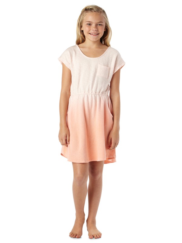 roxy, Girls 7-14 Sunny Slope Dress, CANTALOUPE OMBRE KNIT (mge6) 0 Girls 7-14 Sunny Slope Dress ARGKD00034 Roxy