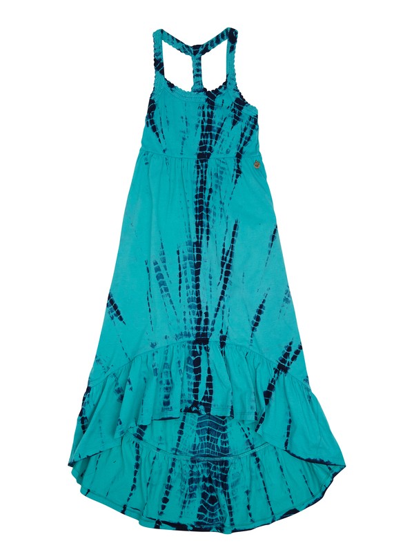 roxy, Girls 7-14 Enjoy The Sun Dress, TILE BLUE TIE DYE PATTERN (bpm6) 0 Girls 7-14 Enjoy The Sun Dress ARGKD00051 Roxy