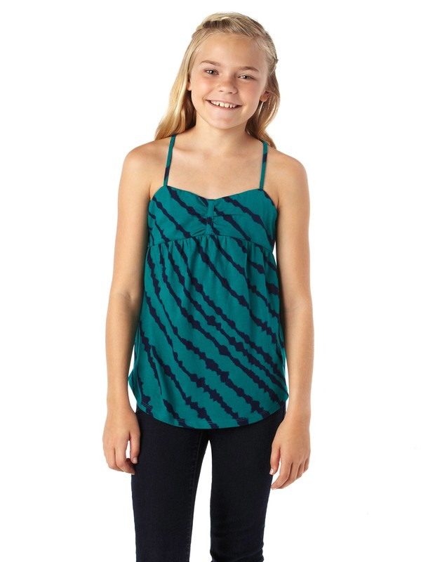 roxy, Girls 7-14 Bridgeport Tank, SEA WATER TIE DYE STRIPE (grl3) 0 Girls 7-14 Bridgeport Tank ARGKT00045 Roxy