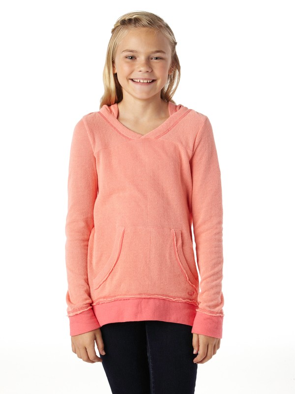 roxy, Girls 7-14 First Rodeo Hoodie, CANTALOUPE (mge0) 0 Girls 7-14 First Rodeo Hoodie ARGKT00048 Roxy