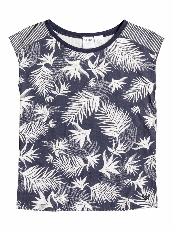 roxy, Hang Easy - Top met Kapmouwen, 6584 INDO FLORAL PEACOAT BTN6 (btn6) 0 Hang Easy - Top met Kapmouwen ARGKT03060 Roxy