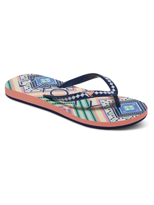 roxy, Pebbles - Infradito, ORANGE/BLACK (ogb) 0 Pebbles - Infradito Orange ARGL100031 Roxy