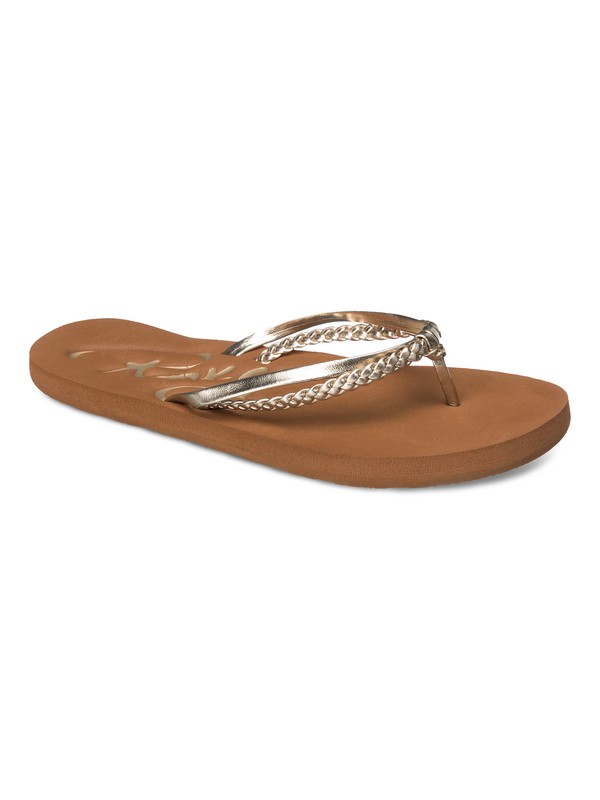 roxy, Girls 7-14 Cabo Sandals, GOLD (gld) 0 Girls 7-14 Cabo Sandals ARGL100067 Roxy