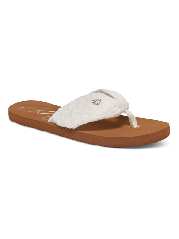 roxy, Girl's 7-14 Caribe Sandals, WHITE (wht) 0 Girl's 7-14 Caribe Sandals ARGL100117 Roxy
