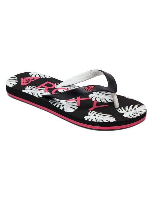 roxy, Tahiti VI - Flip-Flops for Girls, BLACK/PINK/CRAZY PINK (bpz) 0 Tahiti VI - Flip-Flops for Girls Black ARGL100181 Roxy