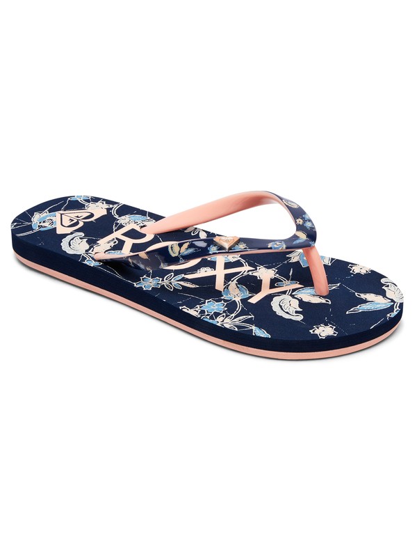 roxy, Pebbles - Flip-Flops for Girls, NAVY (nvy) 0 Pebbles - Flip-Flops for Girls Blue ARGL100182 Roxy
