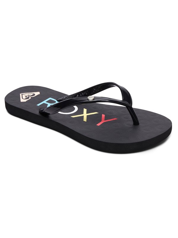 roxy, Sandy - Flip-Flops for Girls, BLACK (bl0) 0 Sandy - Flip-Flops for Girls Black ARGL100184 Roxy