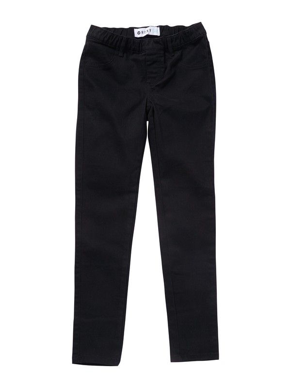 roxy, Girls 7-14 Feel the Tide Jeggings, TRUE BLACK (kvj0) 0 Girls 7-14 Feel the Tide Jeggings ARGNP00007 Roxy