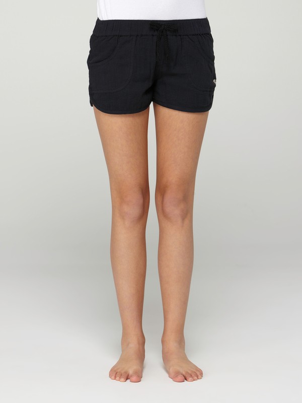 roxy, Girls 7-14 Haze To You Shorts, TRUE BLACK (blk) 0 Girls 7-14 Haze To You Shorts ARGNS00001 Roxy