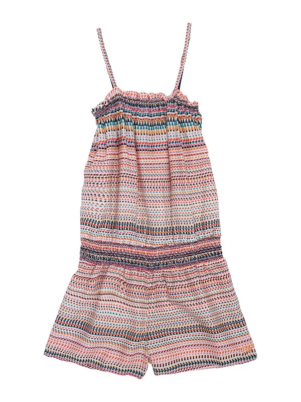 roxy, Girls 7-14 Monarch Romper, SEA SPRAY MULTI GEO STRIPE (wbs3) 0 Girls 7-14 Monarch Romper ARGNS00020 Roxy
