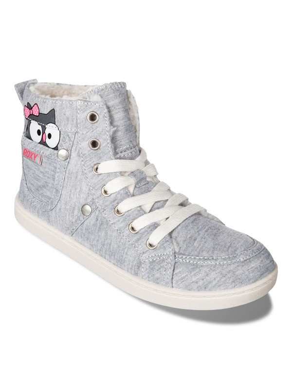 roxy, Girls 7-14 Bobbie Wool Shoes, LIGHT GREY (lgr) 0 Girls 7-14 Bobbie Wool Shoes ARGS600049 Roxy