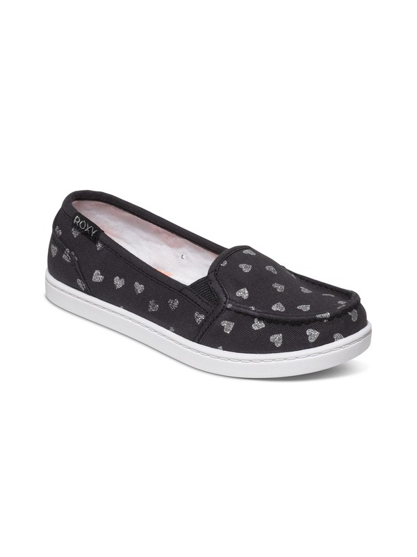 roxy, Zapatillas Lido Sin Cordones - Niñas 7 -14, BLACK/WHITE FADE (bwf) 0 Zapatillas Lido Sin Cordones - Niñas 7 -14 ARGS600057 Roxy