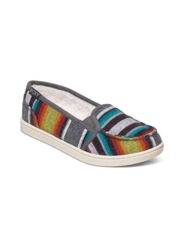 roxy, Girls 7-14 Lido Wool Slip-On Shoes, MULTI (mlt) 0 Girls 7-14 Lido Wool Slip-On Shoes ARGS600070 Roxy