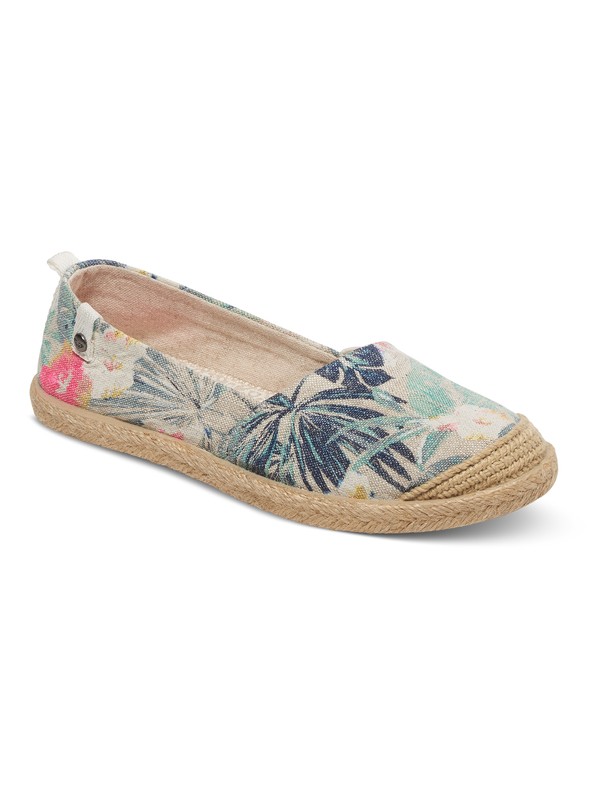 roxy, Flamenco - Espadrillas, NATURAL/CRAZY PINK (ncp) 0 Flamenco - Espadrillas Brown ARGS600071 Roxy