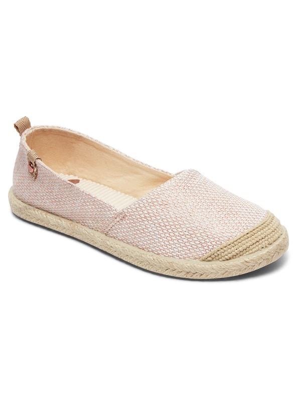 roxy, Flora - Chaussures slip-on pour Fille, BLUSH (bsh) 0 Flora - Chaussures slip-on pour Fille Rouge ARGS600087 Roxy