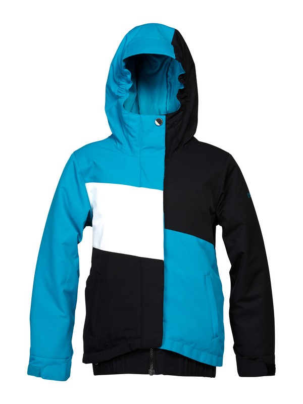roxy, Girls 7- 14 Bring It On Girl Jacket, CARIBBEAN SEA (bnz0) 0 Girls 7- 14 Bring It On Girl Jacket ARGTJ00002 Roxy