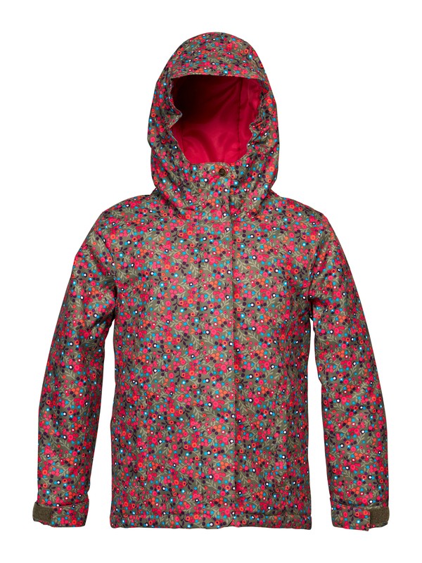 roxy, Girls 7- 14 American Pie Girl Jacket-Printed, IVY GREEN FLORAL (crb6) 0 Girls 7- 14 American Pie Girl Jacket-Printed ARGTJ00003 Roxy