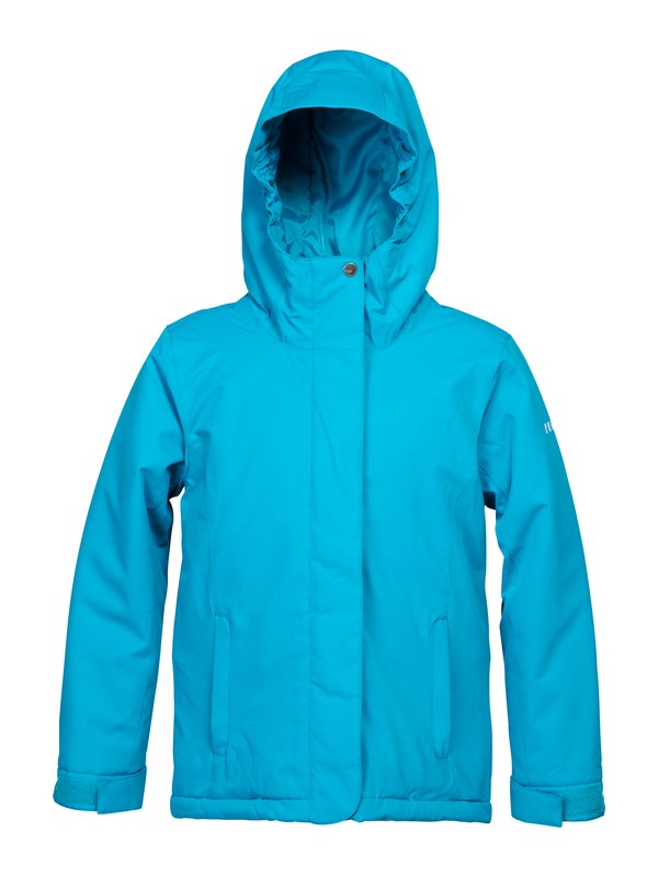 roxy, Girls 7- 14 American Pie Girl Jacket-Solid, CARIBBEAN SEA (bnz0) 0 Girls 7- 14 American Pie Girl Jacket-Solid ARGTJ00004 Roxy