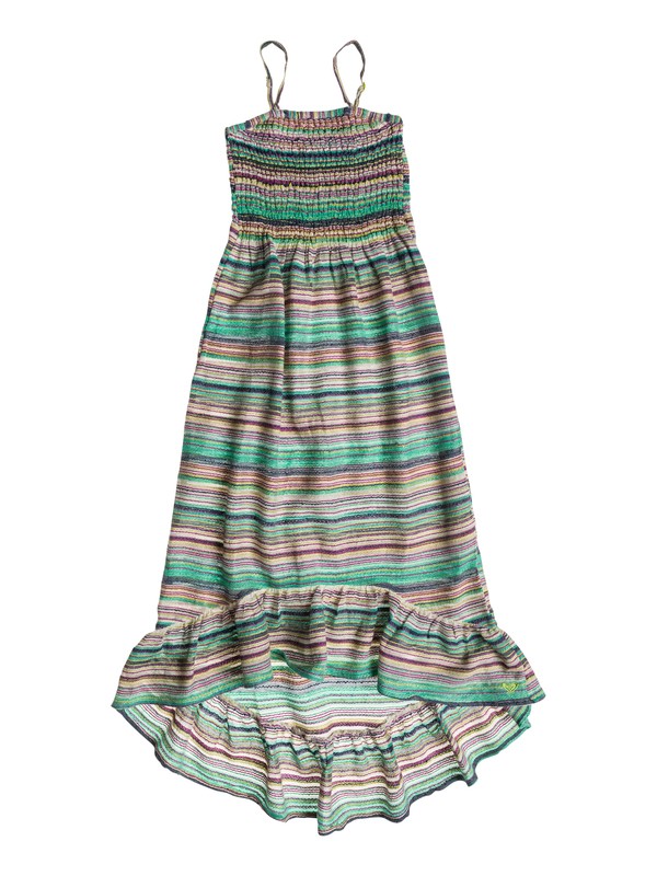 roxy, Girls 7-14 A-List Dress, SPECTRA GREEN NUB STRIPE (gnq3) 0 Girls 7-14 A-List Dress ARGWD00026 Roxy