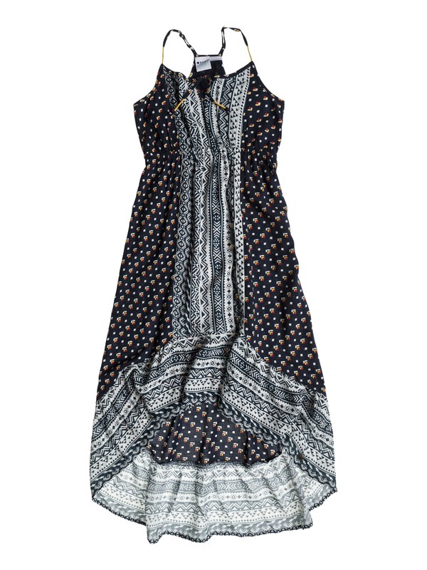 roxy, Girls 7-14 Hippy Dippity Dress, MAYA INDIGO BLACK STRIPE (bst3) 0 Girls 7-14 Hippy Dippity Dress ARGWD03000 Roxy