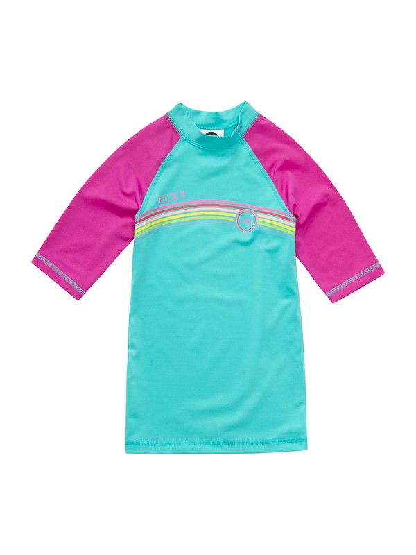 roxy, Girls 7- 14 From Above SS Girl Rashguard, LIGHT JADE (bjr0) 0 Girls 7- 14 From Above SS Girl Rashguard ARGWR00013 Roxy