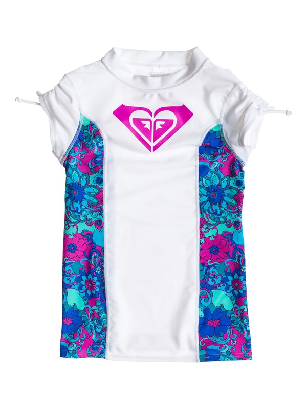 roxy, Girls 7-14 Beach Bound Rashguard, SEA SALT (wbb0) 0 Girls 7-14 Beach Bound Rashguard ARGWR03001 Roxy