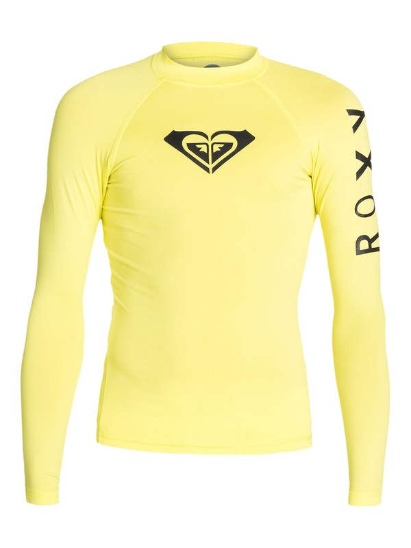 roxy, Whole Hearted - Long Sleeve Rashguard, LIMEADE (gen0) 0 Whole Hearted - Long Sleeve Rashguard ARGWR03007 Roxy