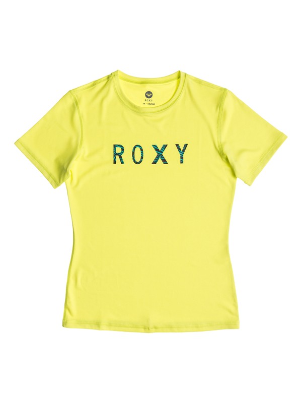 roxy, Palms Away - Short Sleeve Rashguard, LIMEADE (gen0) 0 Palms Away - Short Sleeve Rashguard ARGWR03011 Roxy