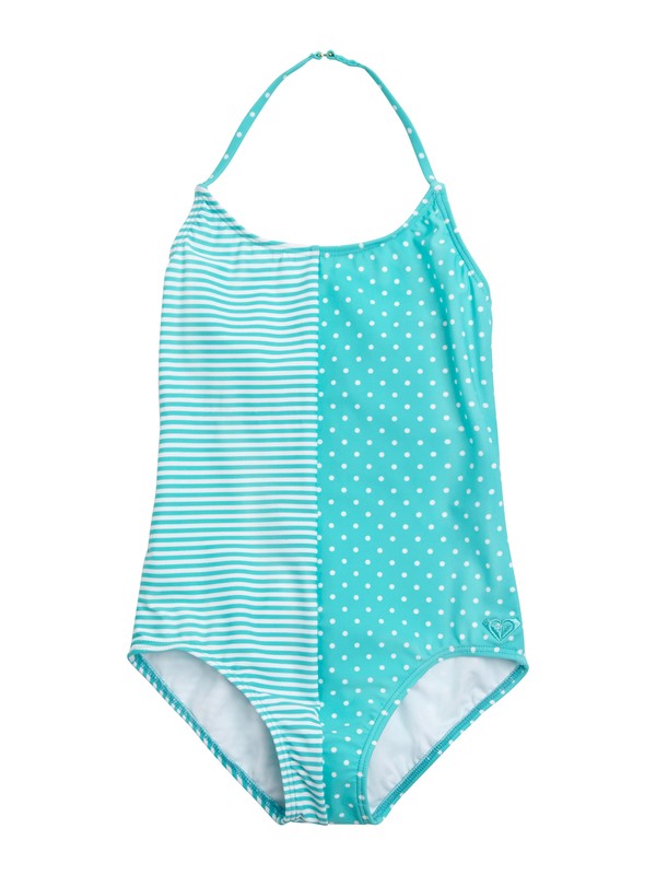roxy, Girls 7-14 Doll Face Dot Tri One Piece Swimsuit, LTJADEDOLLFACESTRIPE (bnf7) 0 Girls 7-14 Doll Face Dot Tri One Piece Swimsuit ARGX100005 Roxy