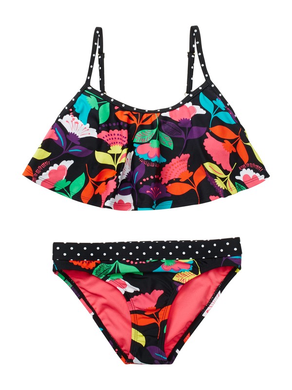 roxy, Girls 7- 14 How Sweet It Is Flutter Top Set, TBLK HOWSWEET (kvj7) 0 Girls 7- 14 How Sweet It Is Flutter Top Set ARGX200057 Roxy