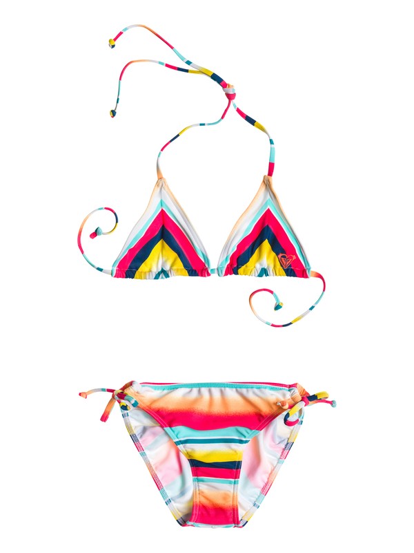 roxy, Girls 7-14 Sunsetter Tiki Tri Set, SUNSETTER SW HIBISCUS STRIPE (mlj3) 0 Girls 7-14 Sunsetter Tiki Tri Set ARGX203000 Roxy