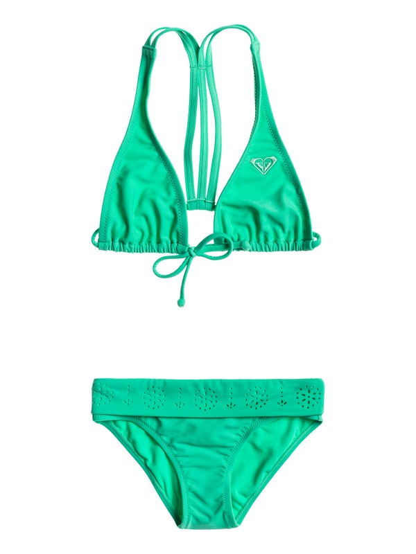 roxy, Girls 7-14 Rio Halter Bikini Set, MARINE GREEN (glc0) 0 Girls 7-14 Rio Halter Bikini Set ARGX203012 Roxy