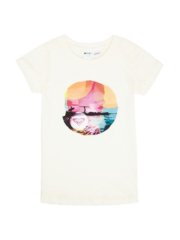 roxy, Girls 7-14 Good Things Tee, SEA SPRAY (wbs0) 0 Girls 7-14 Good Things Tee ARGZT00284 Roxy