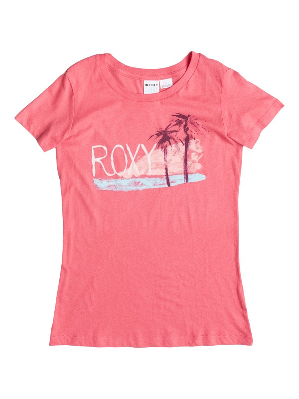roxy, Girls 7-14 Island Life Tee, CALYPSO CORAL (mkl0) 0 Girls 7-14 Island Life Tee ARGZT03004 Roxy