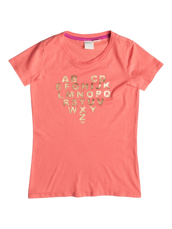 roxy, ALPHABET HT, HOT CORAL (mkz0) 0 ALPHABET HT ARGZT03048 Roxy