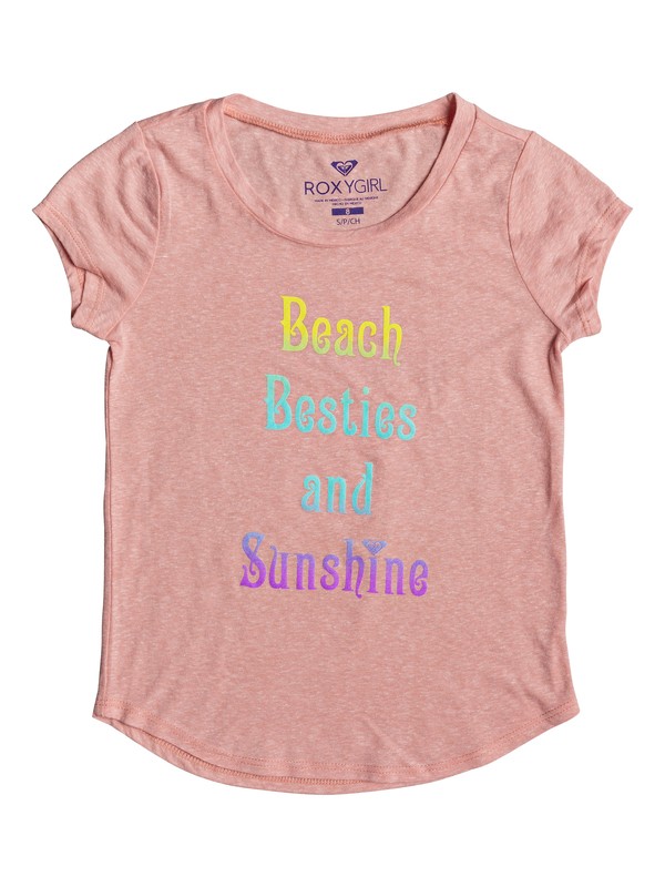 BEACH BESTIES FASHION CREW ARGZT03144 0 Girls 7-14 Beach Besties Tee ARGZT03144 Roxy