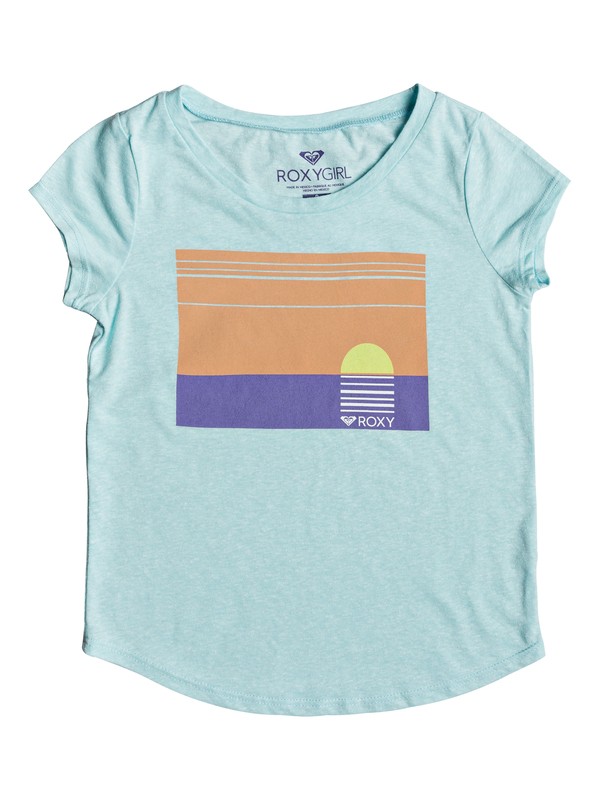 roxy, Girls 7-14 Sunray Tee, BLUE RADIANCE (bgm0) 0 Girls 7-14 Sunray Tee ARGZT03145 Roxy