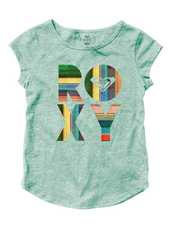 roxy, Girl's 7-14 Fiesta Beach Cap Sleeve Tee, WASABI (ghf0) 0 Girl's 7-14 Fiesta Beach Cap Sleeve Tee ARGZT03166 Roxy