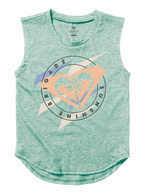 SAND SOCIETY YOUTH MUSCLE ARGZT03170 0 Girls 7-14 Sand Society Muscle Tank ARGZT03170 Roxy