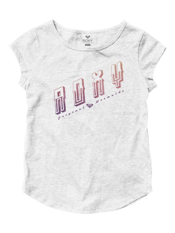 roxy, Girls 7-14 Og Mermaids Tee, SEA SPRAY (wbs0) 0 Girls 7-14 Og Mermaids Tee ARGZT03179 Roxy