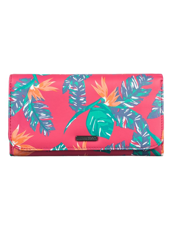 My Long Eyes - Printed Faux-Leather Tri-Fold Wallet ARJAA03103 0 My Long Eyes - Portemonnee van Imitatieleer met Print ARJAA03103 Roxy
