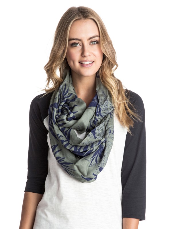 Care For Flair - Printed Infinity Scarf ARJAA03114 0 Care For Flair - Snood imprimé ARJAA03114 Roxy
