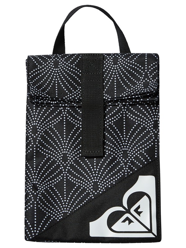 roxy, Lunch Hour Lunch Bag, IN THE BREEZE TRUE BLACK (kvj6) 0 Lunch Hour Lunch Bag ARJAA03152 Roxy