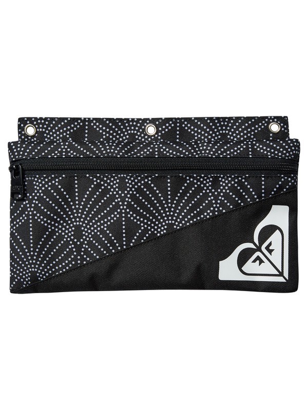 roxy, Pen Pals Pencil Case, IN THE BREEZE TRUE BLACK (kvj6) 0 Pen Pals Pencil Case ARJAA03153 Roxy