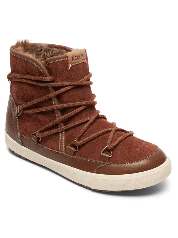 roxy, Darwin - Bottines doublées en fausse fourrure, TAN (tan) 0 Darwin - Bottines doublées en fausse fourrure Beige ARJB300017 Roxy