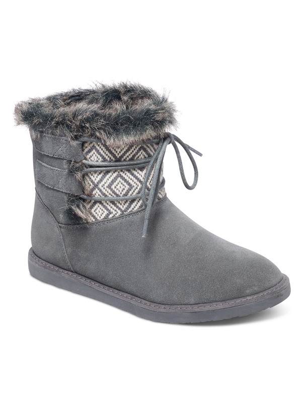 roxy, Tara - Suede Boots, CHARCOAL (chr) 0 Tara - Suede Boots ARJB700349 Roxy