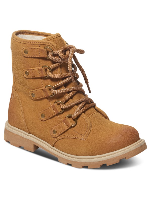 roxy, Fredie Lace-Up Boots, TAN (tan) 0 Fredie Lace-Up Boots ARJB700376 Roxy