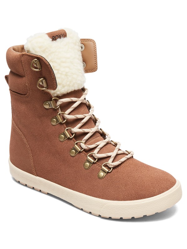 roxy, Anderson - Lace-Up Boots for Women, BROWN (brn) 0 Anderson - Lace-Up Boots for Women Brown ARJB700556 Roxy
